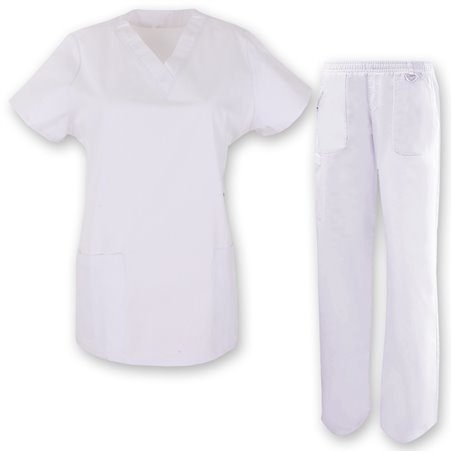 Unisex-Schrubb-Set - Medizinische Uniform mit Oberteil und Hose Ref.7078 Vêtements médicals