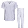 Uniformi Unisex Set Camice – Uniforme Medica con Maglia e Pantaloni Uniformi Mediche Camice Uniformi sanitarie  - Ref.8178