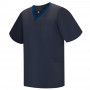 WORK CLOTHES UNISEX PEAK COLLAR SHORT SLEEVES Medical Uniforms Scrub Top- Ref.G713 Medical Uniforms & Scrubs