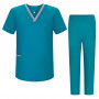 Uniformi Unisex Set Camice – Uniforme Medica con Maglia e Pantaloni Uniformi Mediche Camice Uniformi sanitarie  - Ref.G7134