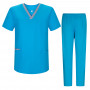 Uniforms Unisex Scrub Set – Medical Uniform with Scrub Top and Pants - Ref.G7134