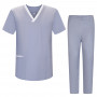 Ensemble Uniformes Unisexe Blouse - Uniforme Médical avec Haut et Pantalon - Ref.G7134