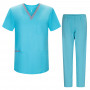 Uniforme Medica con Maglia e Pantaloni Uniformi Mediche Camice Uniformi sanitarie  - Ref.G7134