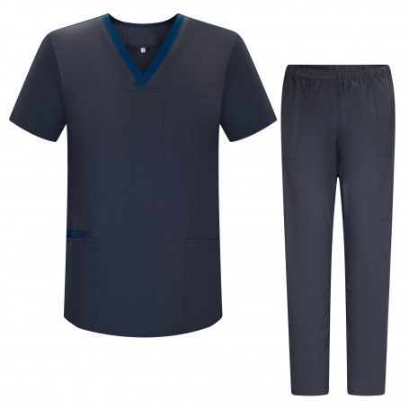 Uniformi Unisex Set Camice – Uniforme Medica con Maglia e Pantaloni Uniformi Mediche Camice Uniformi sanitarie - Ref.G7134 Me...