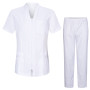Unisex Scrub Set for Women - Medical Uniform with Top and Pants 702-8312 Uniformes de trabajo