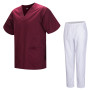 Uniforms Unisex Scrub Set – Medical Uniform with Scrub Top and Pants  - Ref.8178B