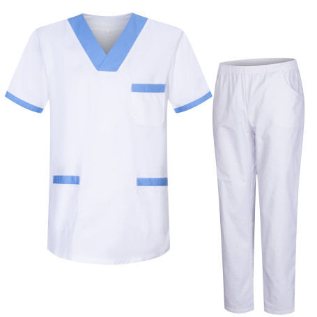 Uniformi Unisex Set Camice – Uniforme Medica con Maglia e Pantaloni 8171-8312 Scrub-Sets