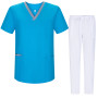 Uniforme Medica con Maglia e Pantaloni Uniformi Mediche Camice Uniformi sanitarie  G713-6802B