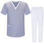 Uniformi Unisex Set Camice – Uniforme Medica con Maglia e Pantaloni Uniformi Mediche Camice Uniformi sanitarie  G713-6802B