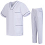 Uniforme Medica con Maglia e Pantaloni Uniformi Mediche Camice Uniformi sanitarie  - 6611-6612