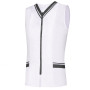 WORK CLOTHES LADY WITHOUT SLEEVES WHITE/BLACK UNIFORM CLINIC HOSPITAL CLEANING VETERINARY SANITATION HOSTELRYRef: 818 Camisa ...