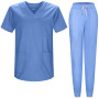 Uniforms Unisex Scrub Set – Medical Uniform with Scrub Top and Pants   817-8316
