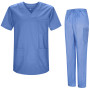 Uniformi Unisex Set Camice – Uniforme Medica con Maglia e Pantaloni Uniformi Mediche Camice Uniformi sanitarie  817-8312