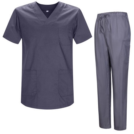 Uniformi Unisex Set Camice – Uniforme Medica con Maglia e Pantaloni Uniformi Mediche Camice Uniformi sanitarie 817-8312 Mediz...
