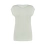 Plain women's T-shirt with very short sleeves - Corcega