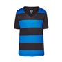 Horizontal striped football t-shirt for boys with V-neck - Kid Celtic