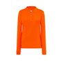 Langarm-Piqué-Poloshirt für Damen mit Bündchen, 100 % Baumwolle – Lady Regular LS Polo