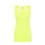 Women's slightly fitted, sleeveless, racer back sports top