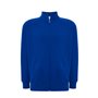 Men's sweatshirt with full invisible zip in tone and high neck with side pockets