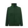 Unisex boy's sweatshirt with a high neck and no hood, with side pockets and an invisible full-length zip