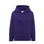Plain unisex sweatshirt for boys, with hood and kangaroo pocket