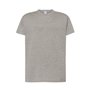 Camiseta lisa de manga corta para hombre con cuello redondo y 100% algodón preencogido