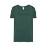 Einfarbiges Jungen-T-Shirt mit V-Ausschnitt, 100 % Baumwolle
