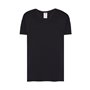 Plain boy's V-neck T-shirt, 100% cotton