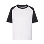 Unisex Boys Baseball Raglan Short Sleeve T-Shirt