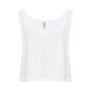 Wide strappy crop top for women, 100% cotton - Ibiza Camisetas