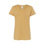 T-shirt fille manches courtes en jersey simple et col rond brut, 100% coton