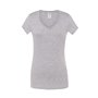 Camiseta de chica con cuello de pico, 100% algodón - Sicilia