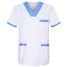 WORK CLOTHES LADY SHORT SLEEVES UNIFORM CLINIC HOSPITAL CLEANING VETERINARY SANITATION HOSTELRY Ref: 8171
