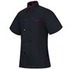 CHEF JACKET WOMEN PROFESSIONAL CHEF JACKETS WOMENS LADY WITH SHORT SLEEVES - Ref.8441